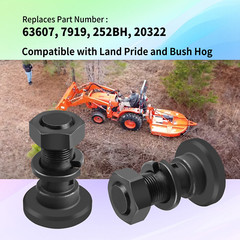 For Bush Hog Rotary Cutter Blade Bolt Kit Code 63607 7919, 252BH, 20322