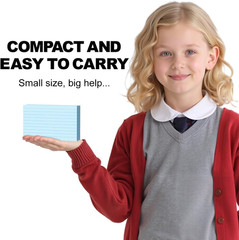 Multi-Color Index Cards 3X5 250 Ct Ruled Flash Cards 50 Pk of 5 Multi-color