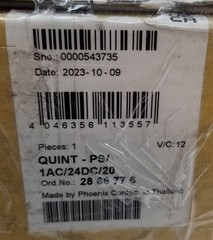 Phoenix Contact QUINT-PS/1AC/24DC/20 2866776 Power Supply SFB Technology NEW