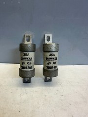 HAWKER 35K07-660 FUSES 35A/660V (LOT OF 2) NOS SHELF WEAR FREE SHIPPING
