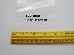 100PC 4.25″ x 5.50″ Clear Small Zip Seal Lock Plastic Bags 2Mil Jewelry Baggies