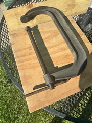 Crescent /Armstrong 12 in. C-Clamp Deep Throat Drop Forged 78-412 Made in USA