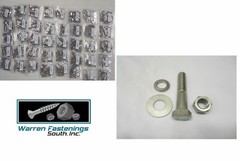 528 18-8 Stainless Steel Coarse Thread Bolt, Nut & Washer Assortment