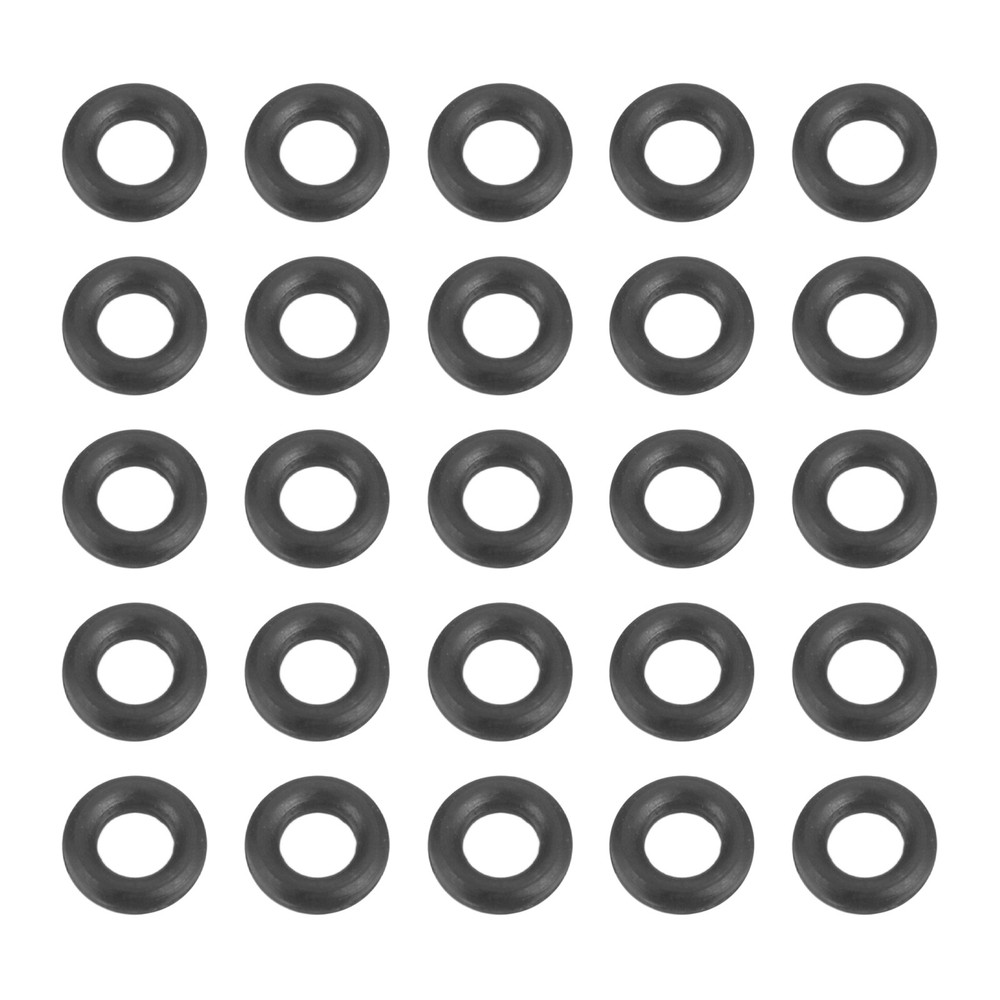 50pcs Nitrile Rubber O-Rings 4 x 2 x 1mm Metric Buna-N NBR Sealing Gasket