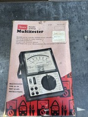 Sears 5190 Portable 43 Range VOM Multitester 50000 Ohms Volt DC Vintage NOS