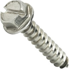 #12 x 1-1/2″ Hex Head Sheet Metal Screws Self Tapping Stainless Steel Qty 500