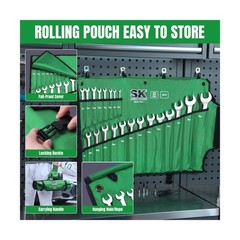 SK Combination Wrench Set, Metric 6 to 32mm, 22-Piece, SuperKrome Finish, Pre…
