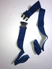 Spine Board Straps – Disposable Backboard Straps 20 Packs of 3 – Blue 55″L x 2″W