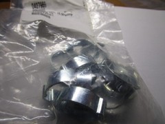 22.5mm to 27.0mm Diameter Carbon Steel 2-Ear Ear Clamp QTY 11