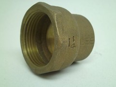 DESANCO DWV TRAP ADAPTER 1-1/4″ FEMALE THREAD to 1-1/4″ SWEAT SOLDER FITTING KB