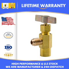 Can Tap Self-Sealing HVAC Freon Tank Adapter Valve Core Refrigerantion Tool Kit