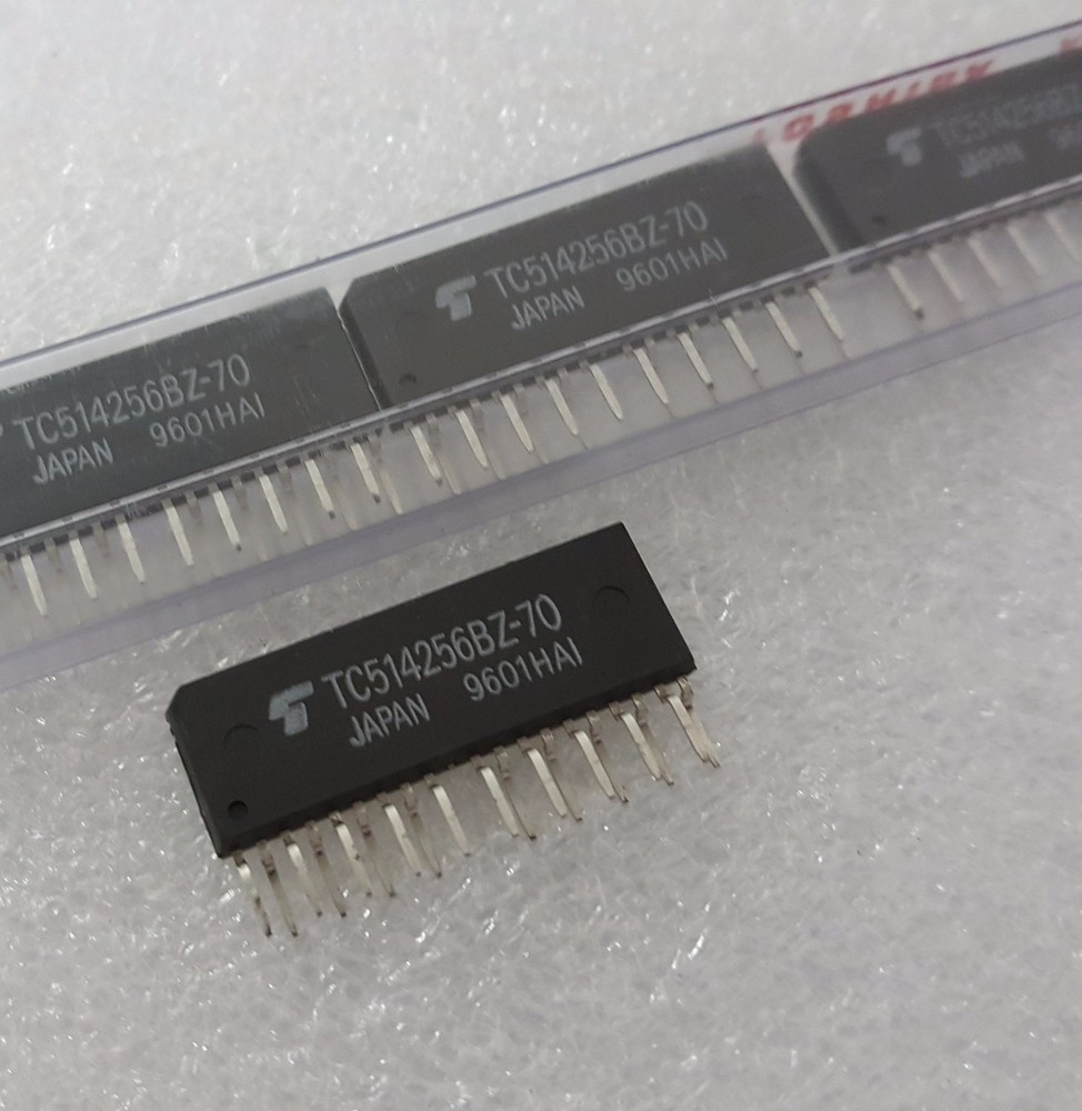 TOSHIBA TC514256BZ-70 DRAM FAST PAGE 256KX4 CMOS ZIP 20PIN PLASTIC **NEW** Qty.1