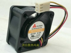 for Y.S.TECH FD124020EB DC12V 0.12A 4020 40x40x20mm 3-wire Cooling Fan