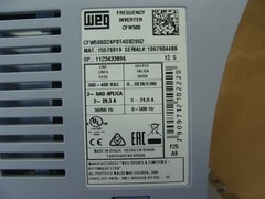 WEG AC VARIABLE FREQUENCY DRIVE CFW500D24P0T4DB20G2 15HP 380-480V 24A