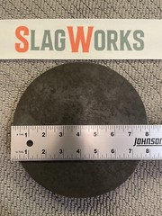 8 inch disc 1/8 inch thick steel plate 1/8”x8” disc A36 Hot Roll Flat