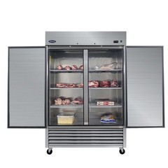 Double-door commercial 54-inch Freezer,49 Cu. ft Energy-Efficient, Low noise
