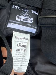 RefrigiWear 7250R Freezer Edge Insulated Bib Overalls Hi Vis 2XL Gray -30F