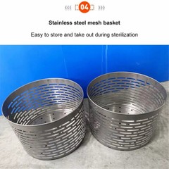 35 Liter High Pressure Sterilizer Vertical Autoclave LED Display 105-134°C USA