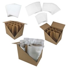 UBMOVE Kitchen Moving Box & Supplies Kit #1 4 boxes with Dish/Glass Inserts