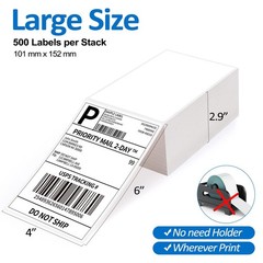1000 Labels Compatible MUNBYN 4″x6″ Direct Thermal Label, (500 Labels/Stack) …