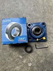 SKF RCJ1 4-Bolt Cast Flng Bearing Unit 1″ Bore Cast Iron Multipurpose FREE SH