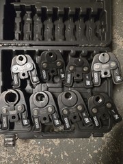 RIDGID Compact Press jaws for rls/zoomlock, Jaw sizes 3/8″ to 1-3/8″ Set