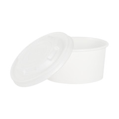 Karat Earth Eco-Friendly 6oz Paper Food Container (90.8mm) , White – 1,000 ct