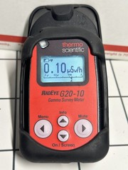 Thermo Scientific RadEye G20-10 X-ray Radiation and Gamma Detector Complete Case