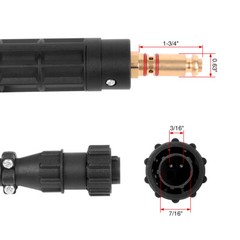 15′ Replacement MIG Welding Gun Torch Stinger for Lincoln Magnum 250L K533-7