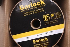 GARLOCK 5LB 12.7MM 1/2″ 5 LBS CARBON PACKING – NEW IN BOX – STOCK GF853