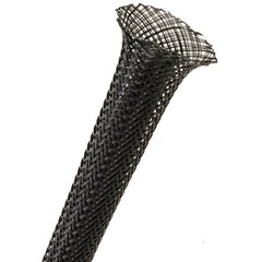 Techflex 1/2″ Expandable Sleeving 25 ft. Black