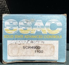 SSAC SCR490D Entrelec 120V Lamp Alarm Relay -Senses Current on Obstruction Lamps