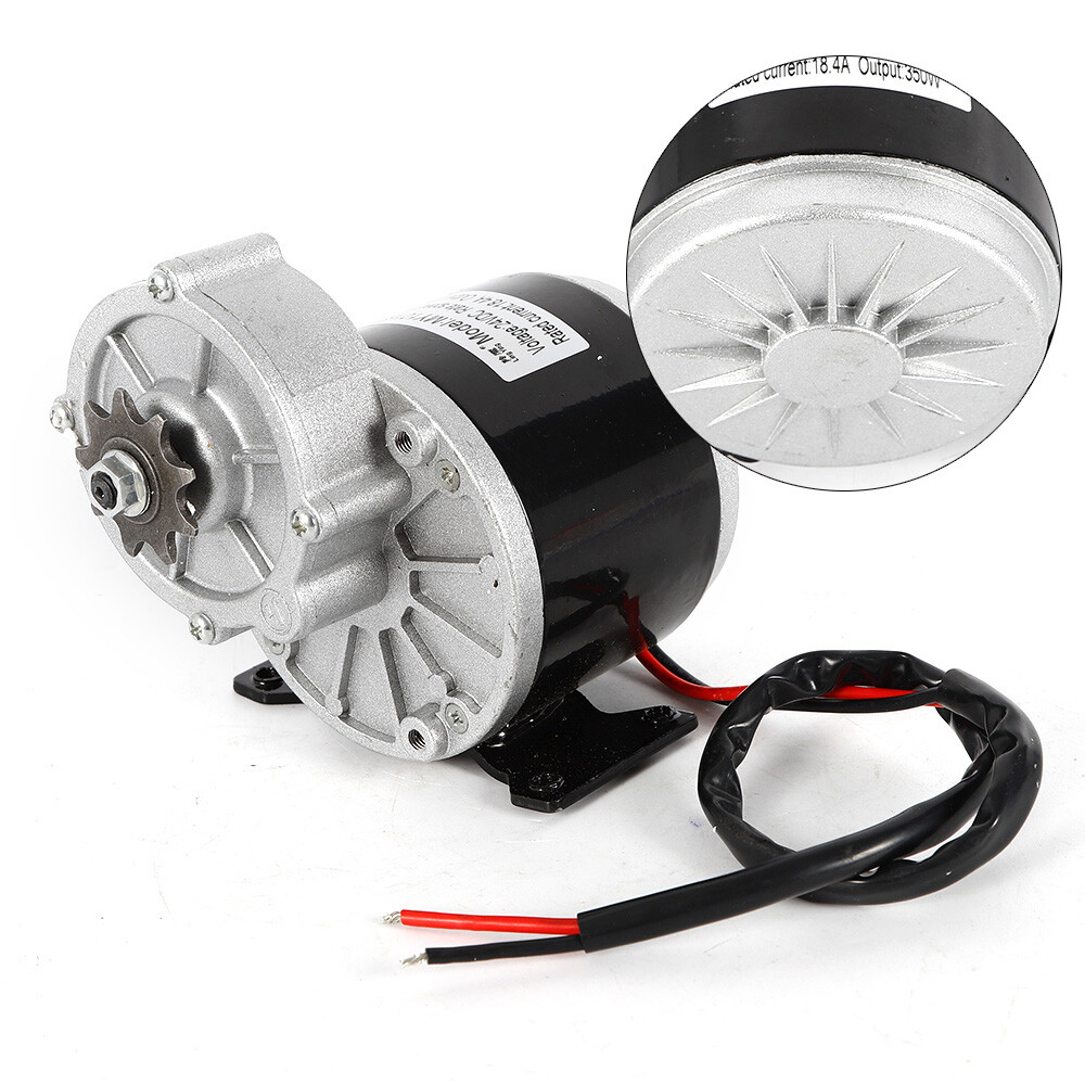 350w 24v 2 Poles Brushed Motor Electric Vehicle Geared Motor Decelerate Motor