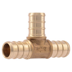SharkBite 1/2-in PEX Crimp Brass Tee