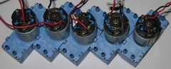 5 X Mini Diaphragm Hargraves Air and Gas Dual Head DC Pump – 11 l/min – 12 VDC