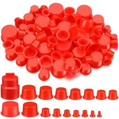 Novabright 850 Pc Red Plastic Caps and Plugs for Automotive Industrial Use
