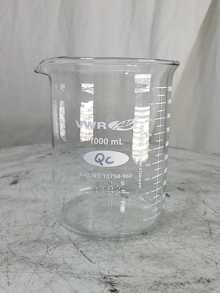 VWR parts 10754-960 Low Form Griffin Beakers 1000mL