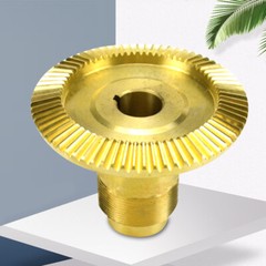Bridgeport Mill Machine Bevel Bronze Gear For Servo Power Feed For CNC Machine