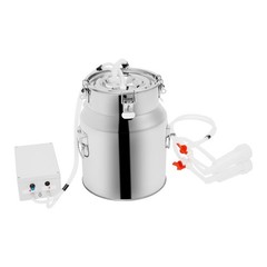 Electric Cow Milking Machine Milking Equipment 15L Stainless Steel Bucket