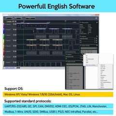 innomaker LA1010 USB Logic Analyzer 16 Input Channels 100MHz with The Englis…