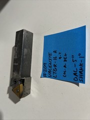 valenite LTGR-16A Indexible Carbide Lathe Toolholder 5”OAL 1”Shank Turning Trian