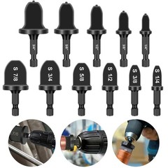 11pcs Swaging Drill Bit Tool Set Flare Tube Copper Pipe Expander for HVAC Repair