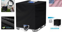 275 Gallon IBC Water Tank Cover – 420D Oxford Fabric with Drawstring