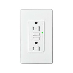 15AMP GFCI Outlet Receptacle Tamper Resistant – ETL Listed, White GFI TR WR GFCI