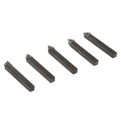 5* 1/4″ Straight Lathe Indexable Carbide Insert Turning Tooling Bit Holder Set