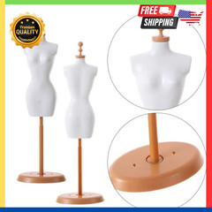 Female Mannequin Torso Dress Form Manikin Body With Base Stand Heavy Duty