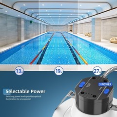 6 Inch LED Commercial Downlight,27W Recessed Ceiling Light Power &CCT Adjustable