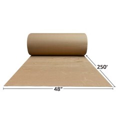 UOFFICE Corrugated Wrap 48″ x 250′ x 1/8″ Thick – B Flute – Cardboard Wrap