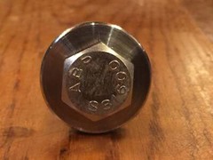 (4 pc) Custom EXTSW 10.16 mm ID x 23 mm OD x 3.5 mm Thick 316 Stainless Washer