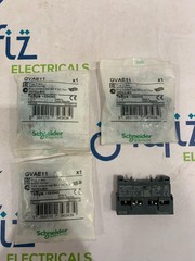 SCHNEIDER ELECTRIC GVAE11 AUXILIARY CONTACT BLOCK LOT OF 4 NOS FREE SHIPPING
